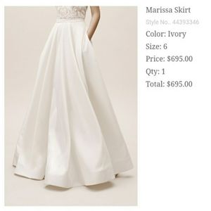 BHLDN Skirt Marissa